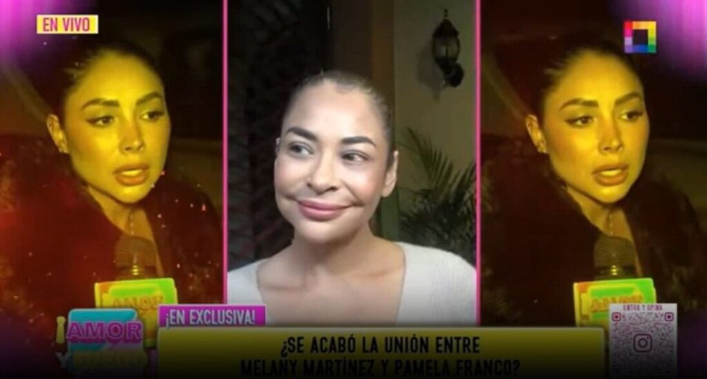 Melanie Martínez y Pamela Franco en imagen de archivo