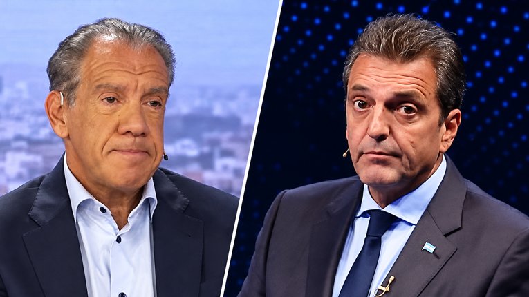 Daniel Hadad y Sergio Massa
