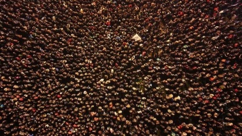 Los Fundamentalistas del Aire Acondicionado en el escenario del Hipódromo de Tucumán
